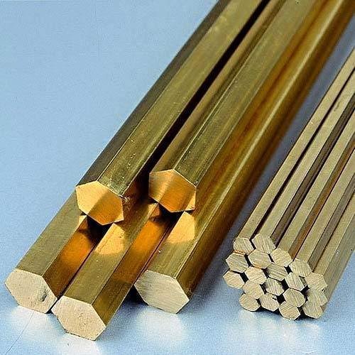 Brass Hex Square Bar